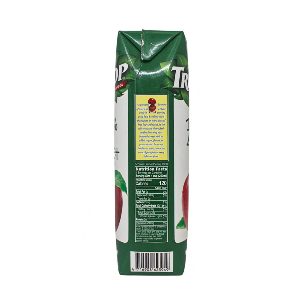 Tree Top 100% Apple Juice 1L - Image 2