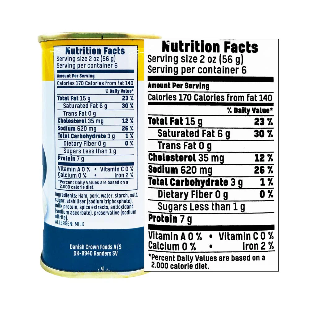 Tulip Pork Luncheon Meat Jamonilla Classic 340g (12oz) - Image 2