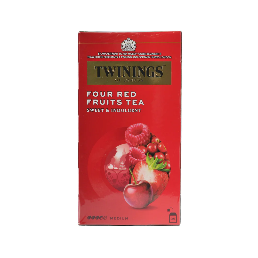 Twinings Flavored Black Tea Four Red Fruits 2g x 25 Tea Bags - Image 2
