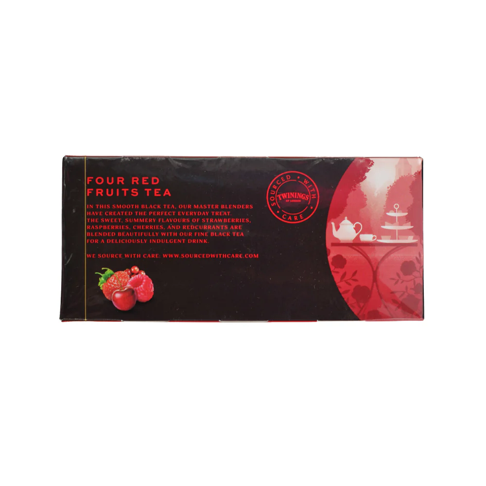 Twinings Flavored Black Tea Four Red Fruits 2g x 25 Tea Bags - Image 3