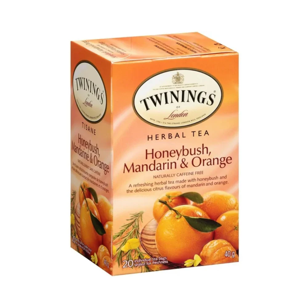 Twinings Honeybush, Mandarin And Orange Herbal Tea 40g - Image 2