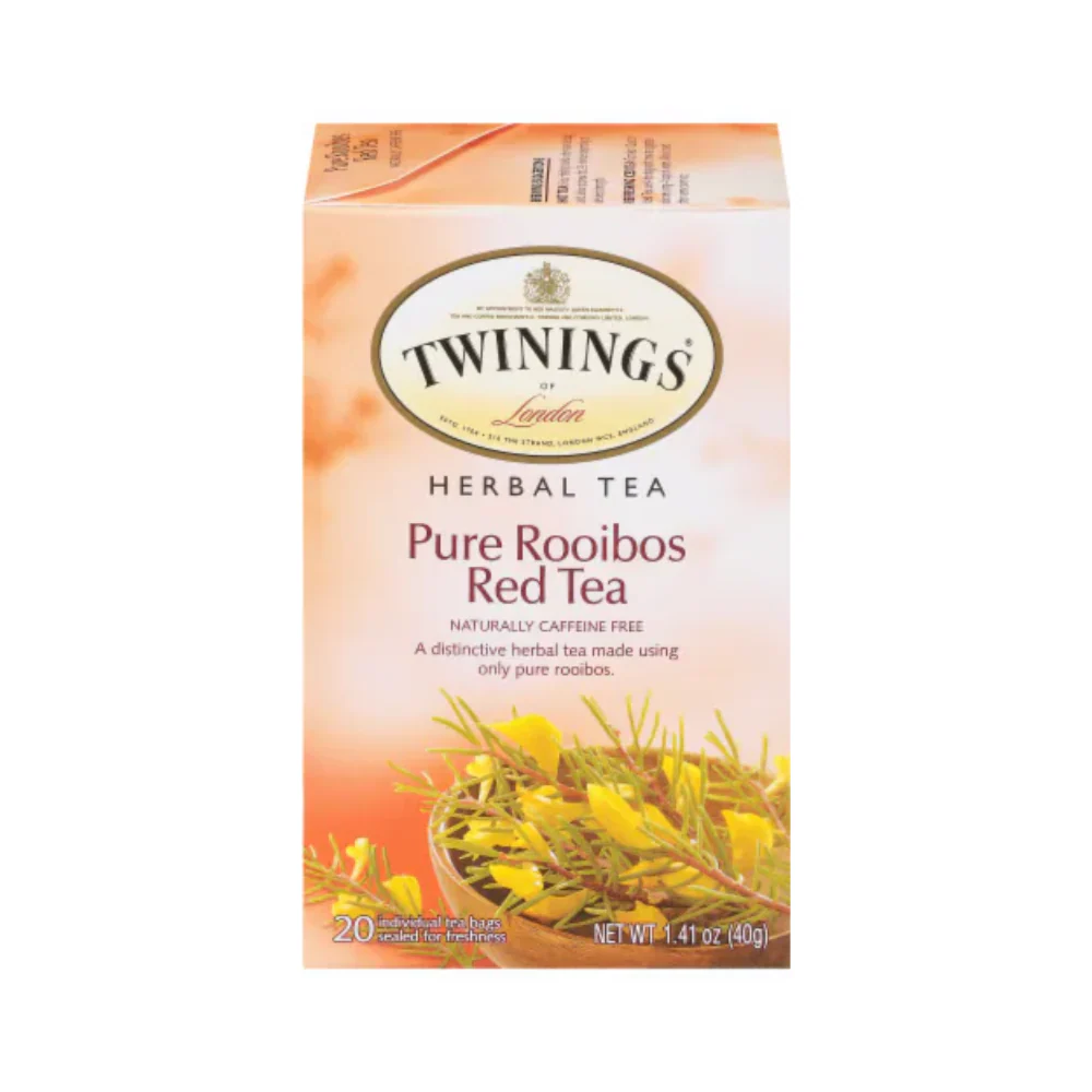 Twinings Pure Rooibos Red Herbal Tea 20's (40g) - Image 2