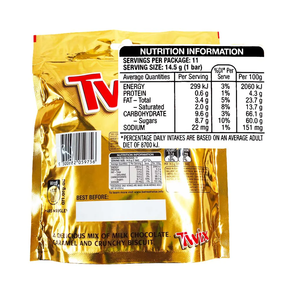 Twix Funsize Caramel 159g - Image 2