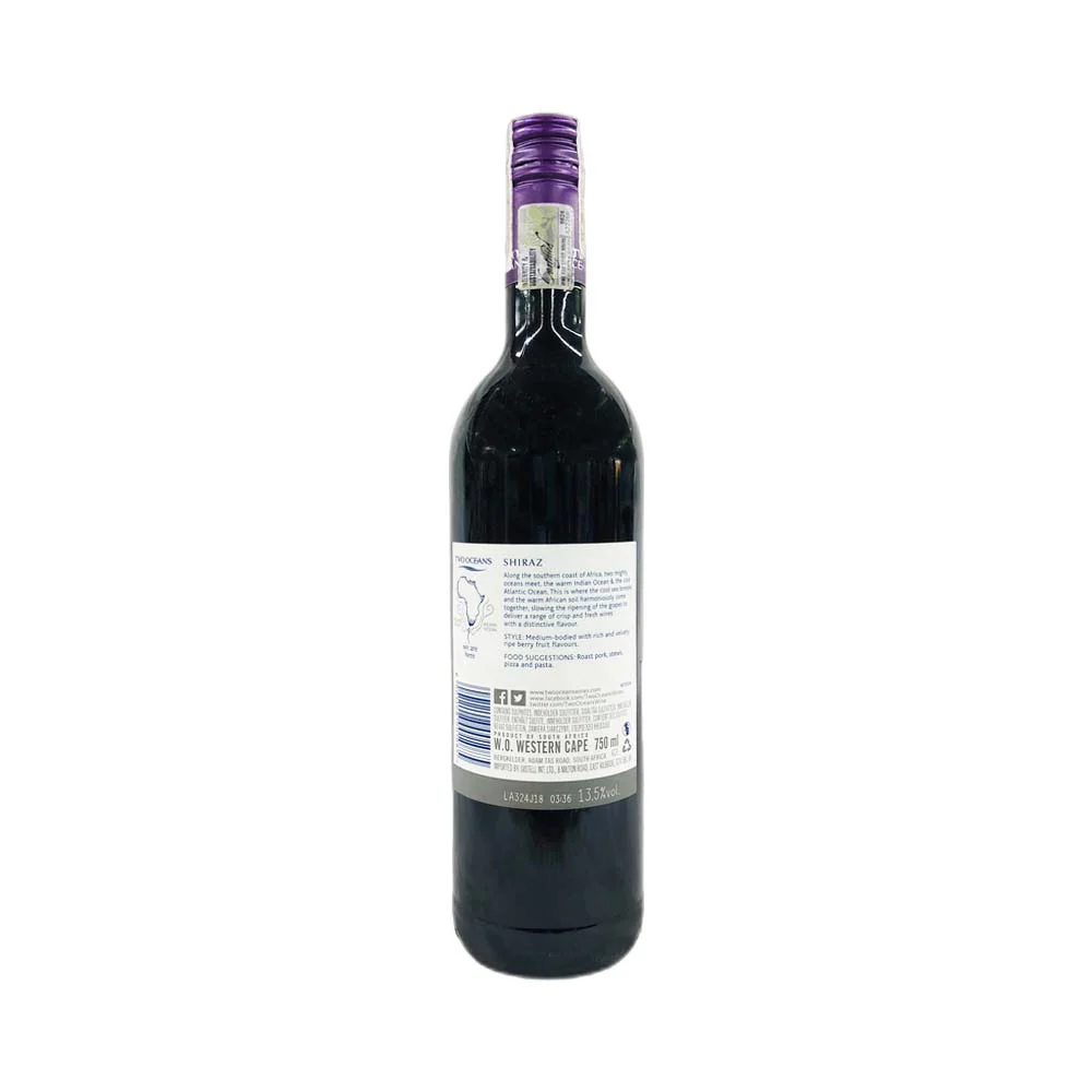 Two Oceans Shiraz Red Wine 750ml - Image 3