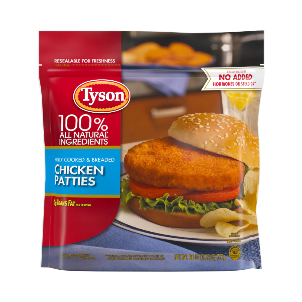 Tyson Chicken Patties 737g - Image 2