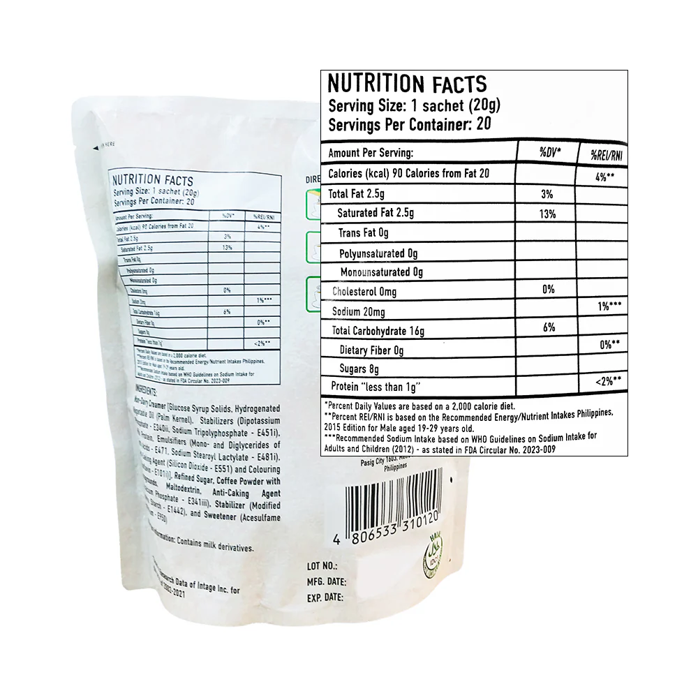 UCC 3in1 Coffee Mix Regular 20g x 20's - Image 2
