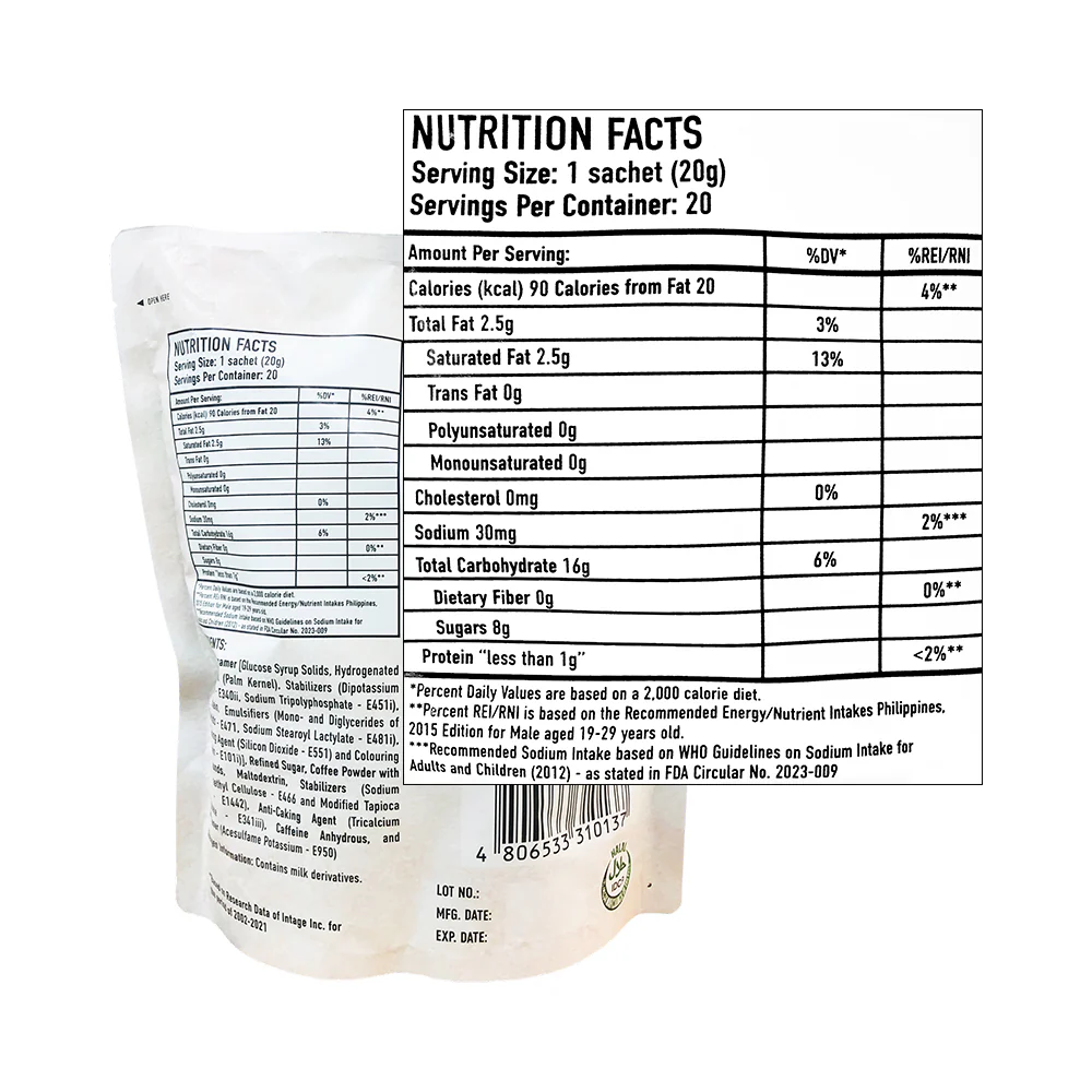 UCC 3in1 Coffee Mix Strong 20g x 20's - Image 2