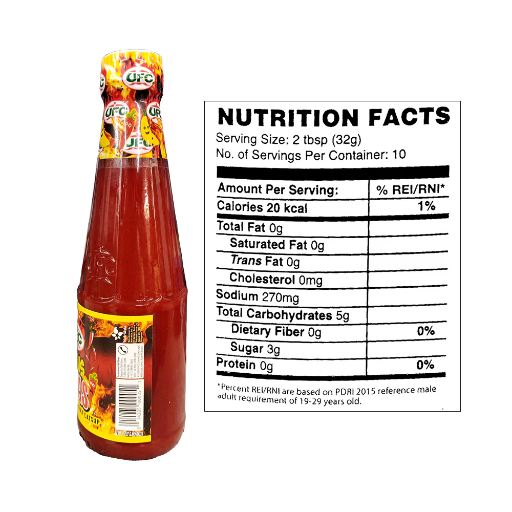 UFC Banana Catsup Hot And Spicy 320g - Image 2