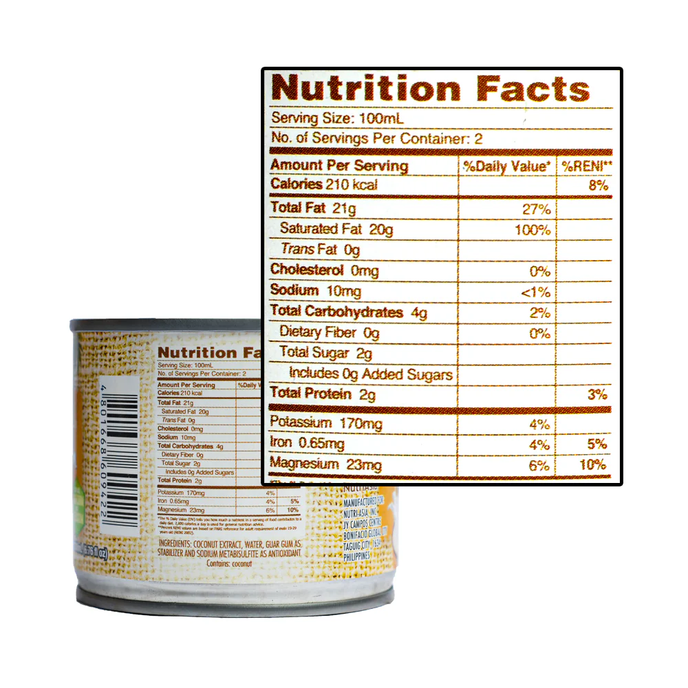 UFC Fresh Selections Coconut Cream 200ml - Image 2