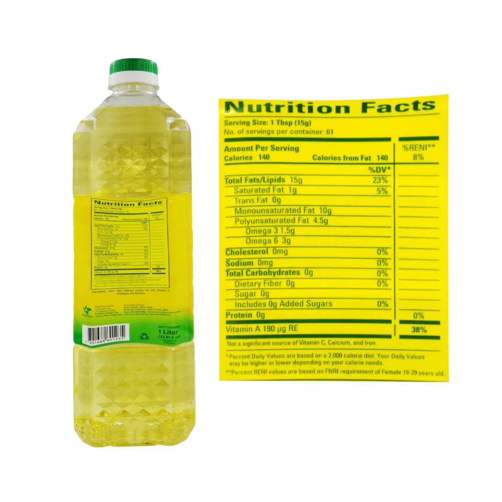 UFC Golden Fiesta Canola Oil 1L - Image 2