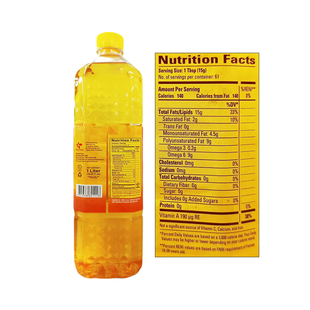 UFC Golden Fiesta Corn Oil 1L - Image 2