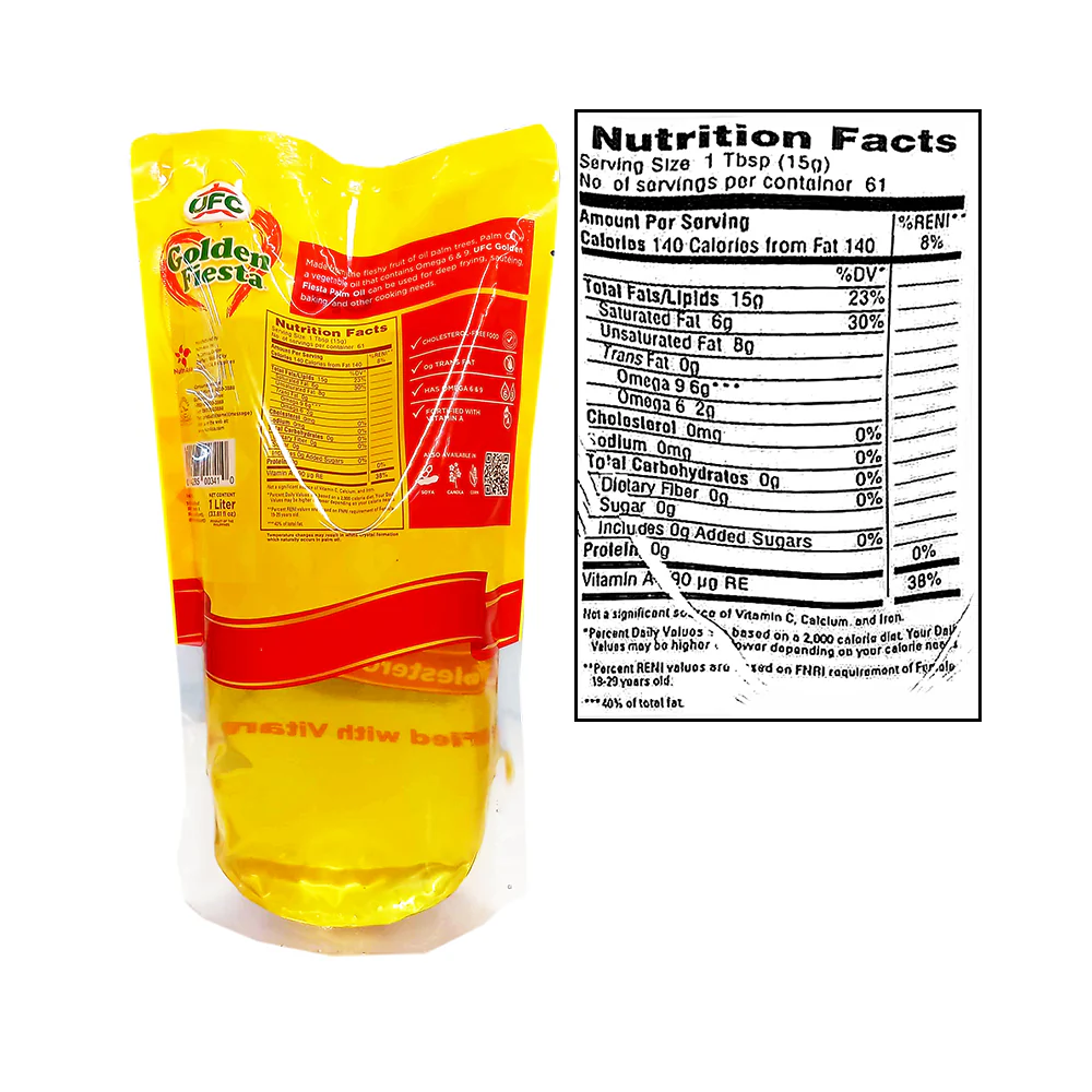 UFC Golden Fiesta Palm Oil SUP 1L - Image 2