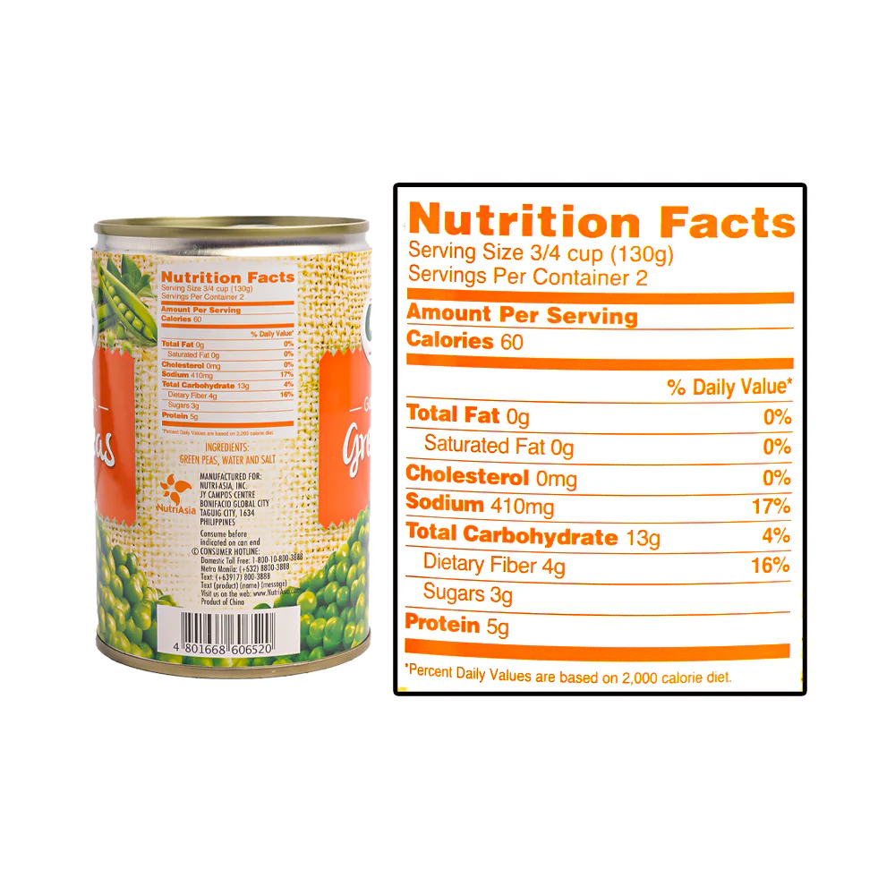 UFC Green Peas 400g - Image 3