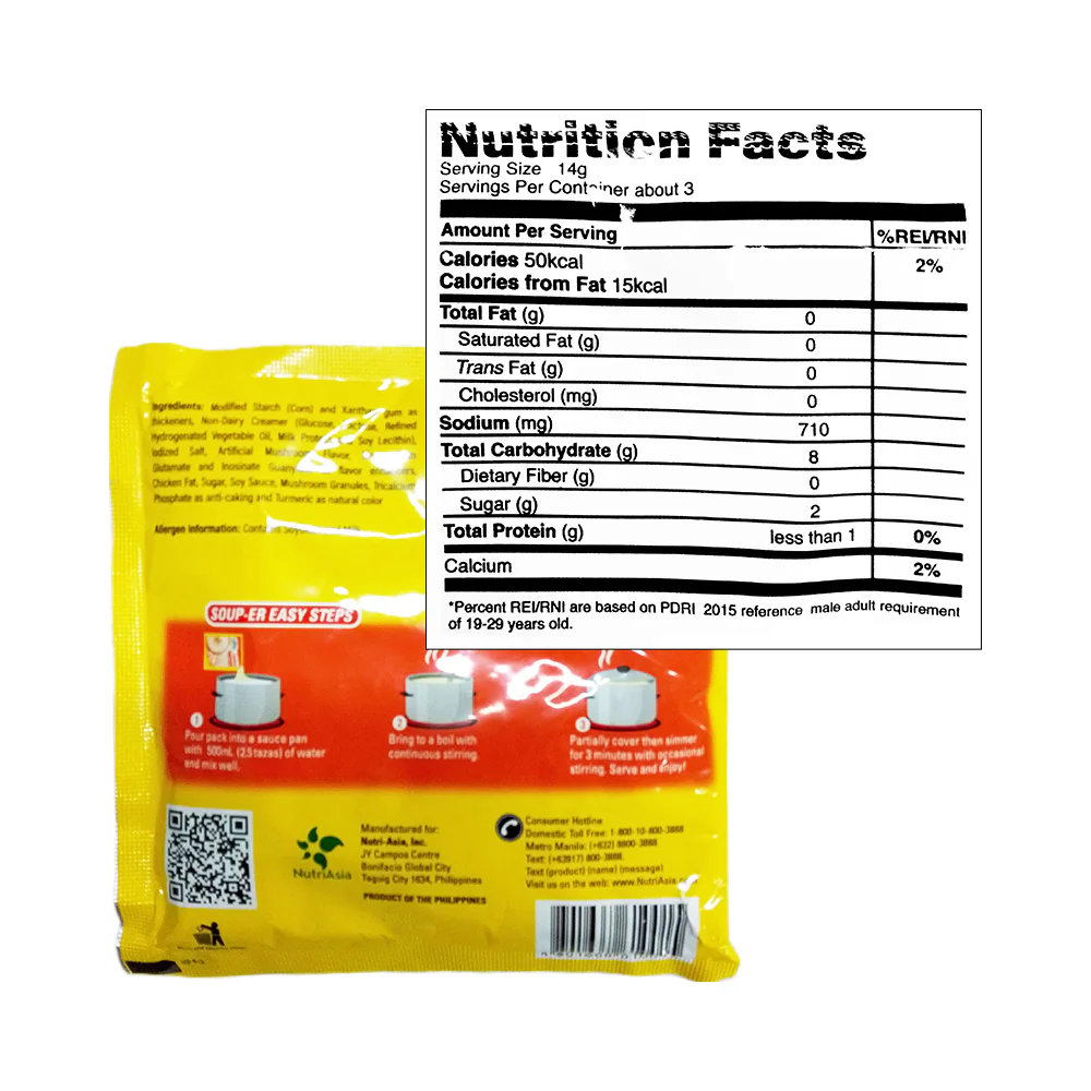 UFC Instant Soup Cream of Mushroom 35g - Image 2