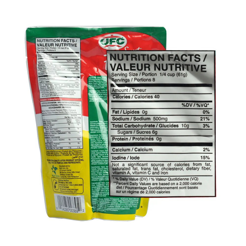 UFC Spaghetti Sauce Sweet Filipino Blend SUP 500g - Image 2