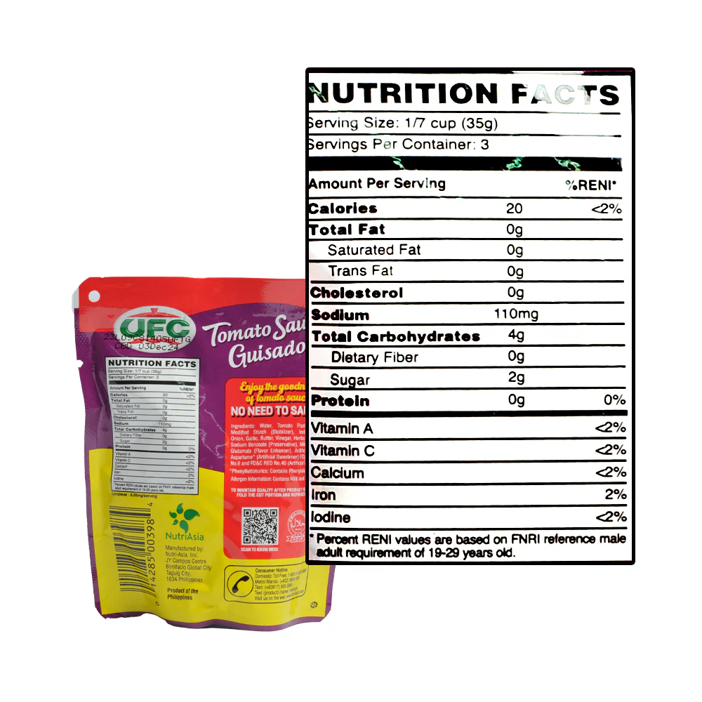 UFC Tomato Sauce Guisado SUP 115g - Image 2