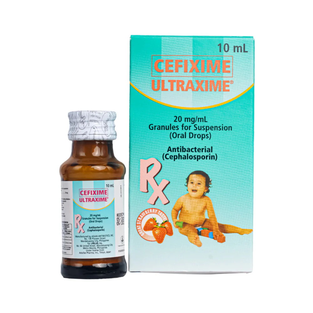 Ultraxime Cefixime 20mg Drops 10ml - Image 2