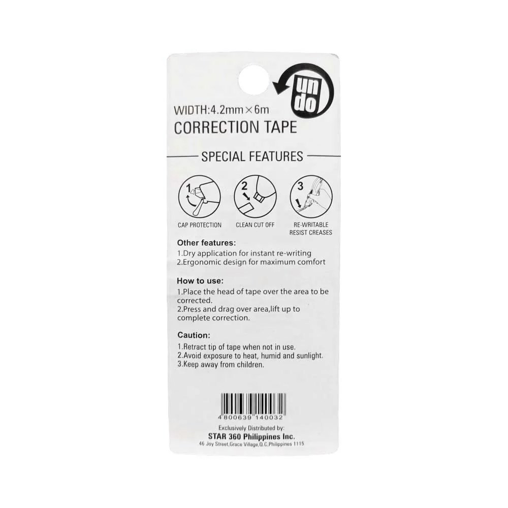 Undo Correction Tape 4.2mm x 6m - Image 6