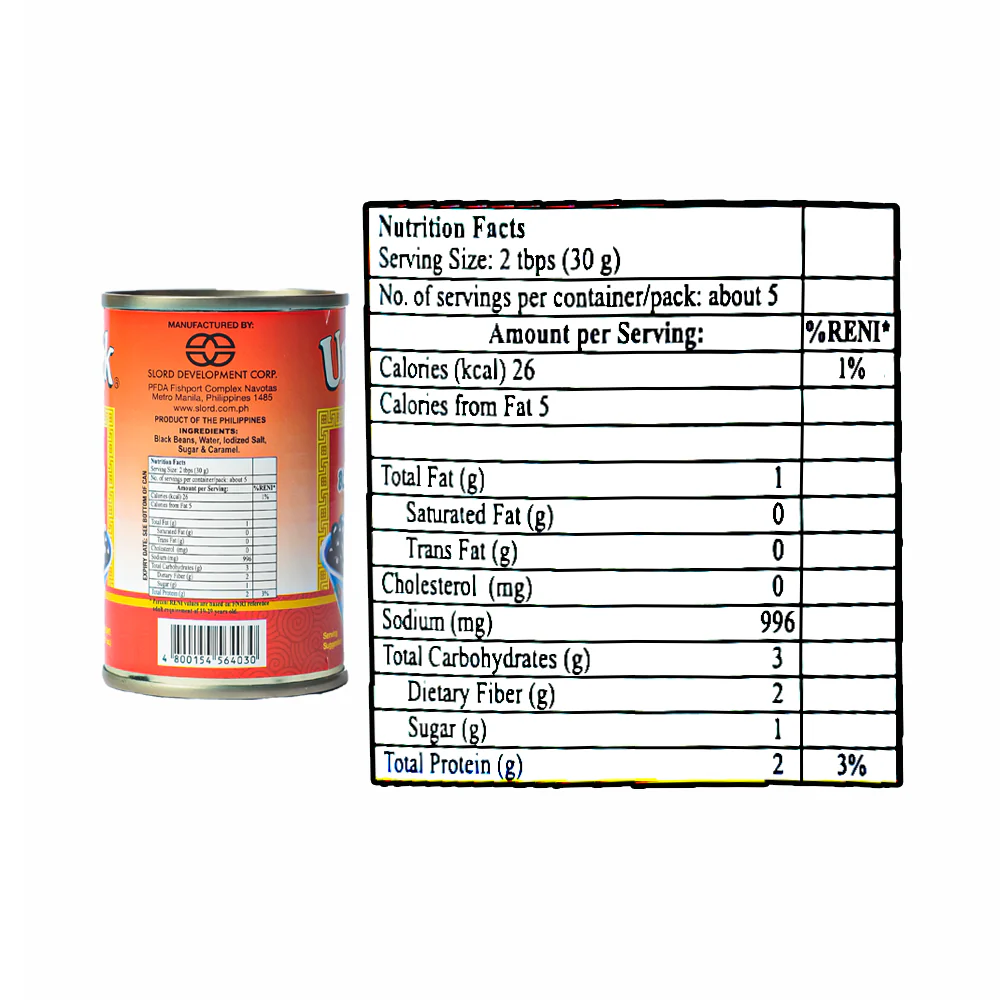 Uni-Pak Black Beans 155g - Image 3