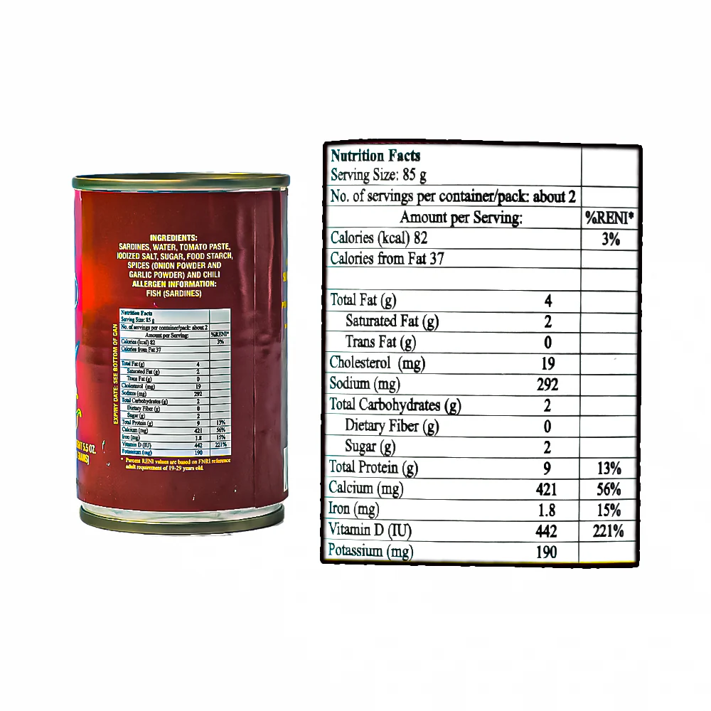 Uni-Pak Sardines In Tomato Sauce With Chili 155g - Image 3