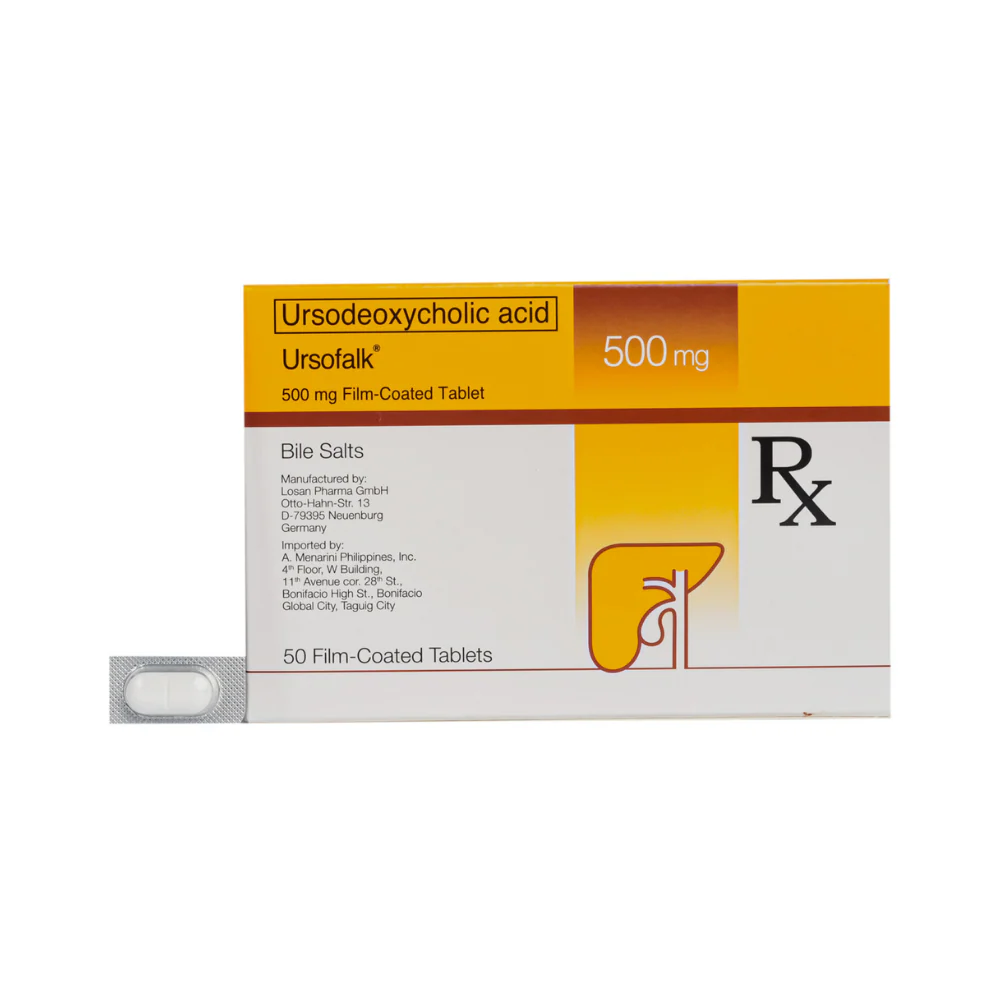 Ursofalk Ursodeoxycholic Acid 500mg Tablet By 1's - Image 2