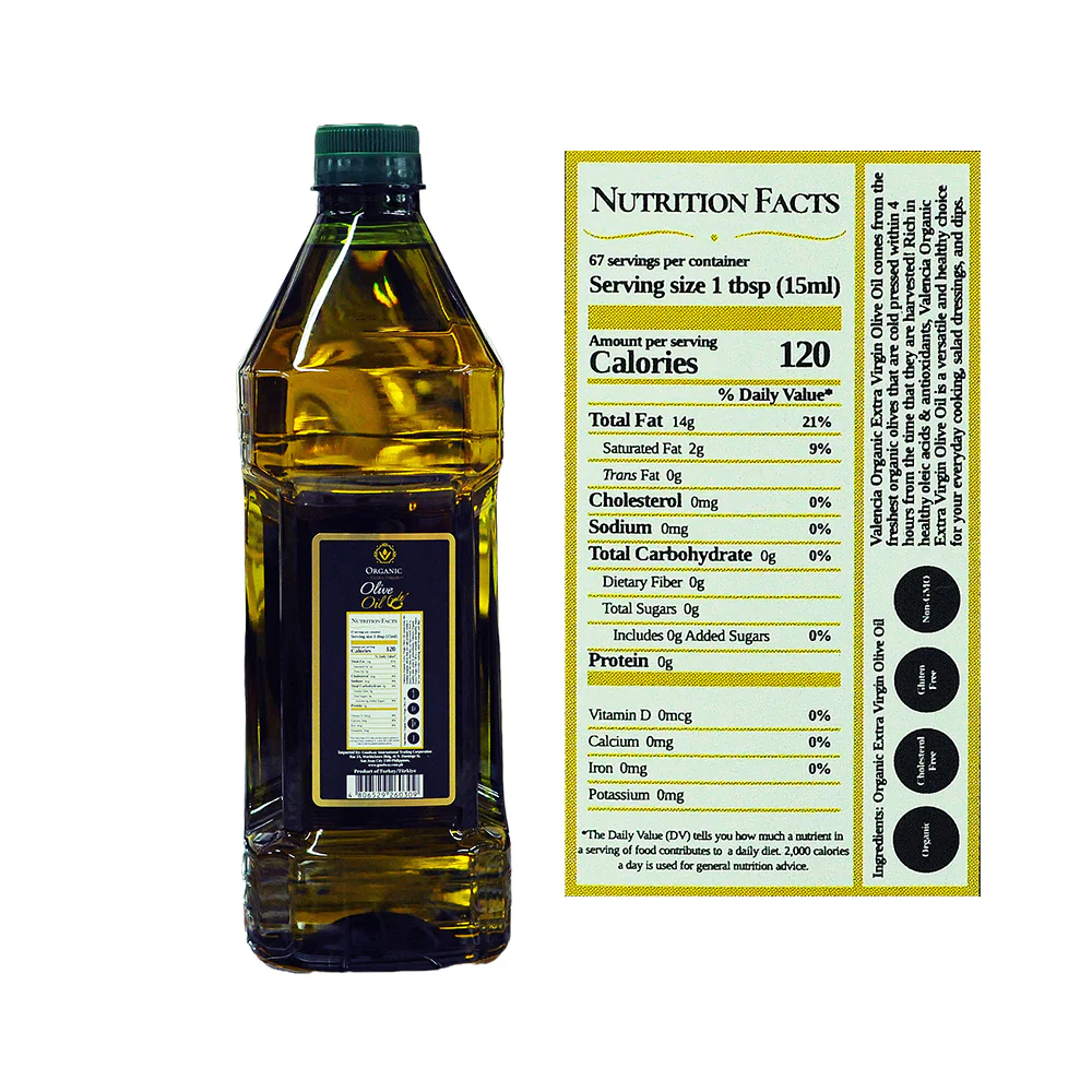 Valencia Organic Extra Virgin Olive Oil 1L - Image 2