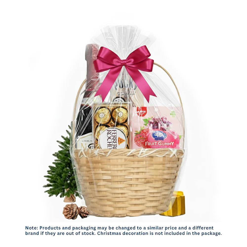 Sparkling Juice And Sweets Gift Basket - Image 2