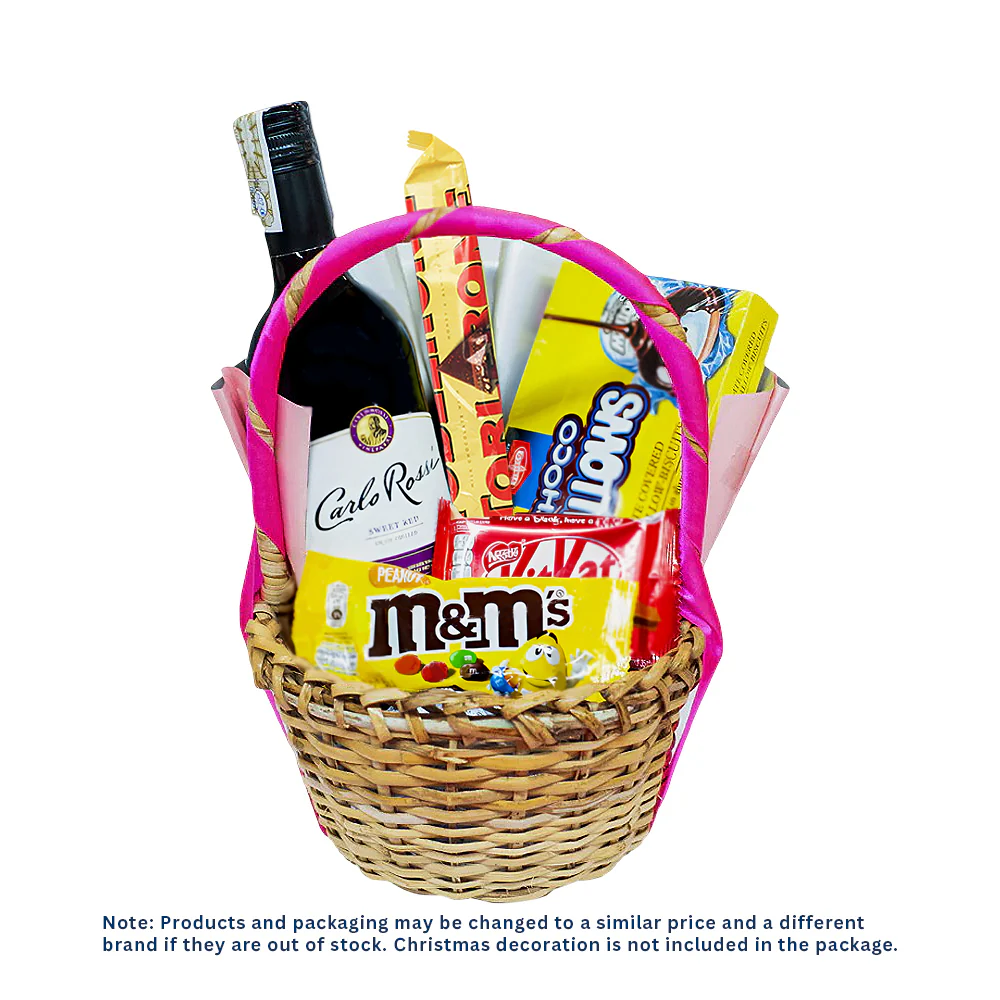 Wine And Chocolates Gift Basket Set A - Image 2