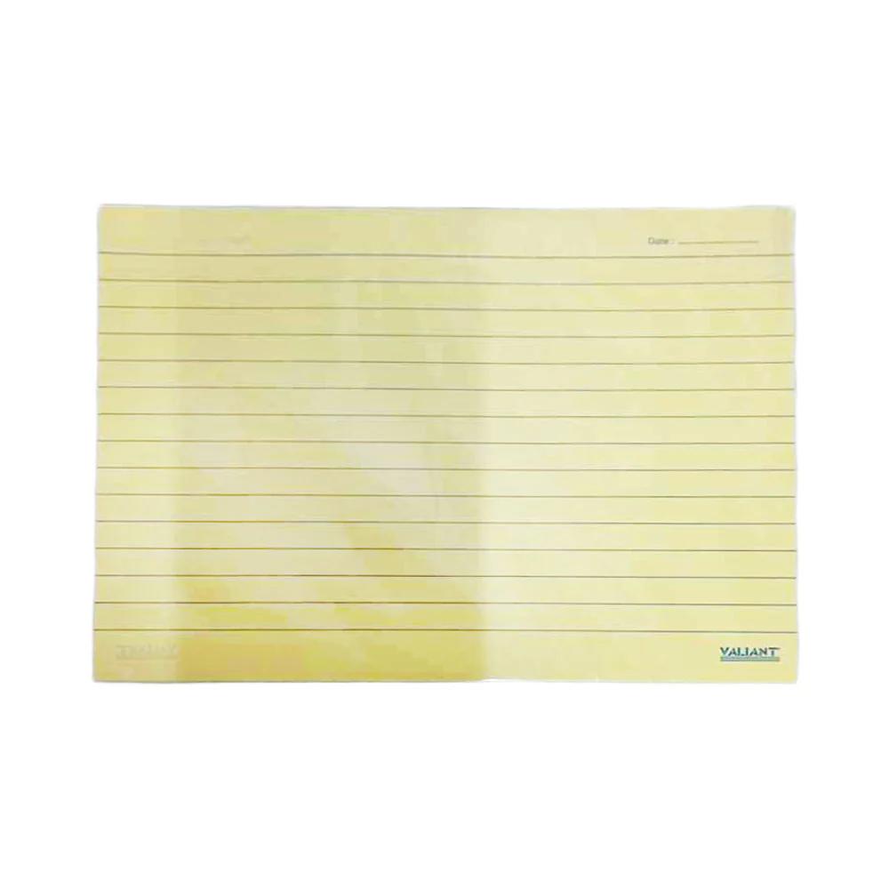 Valiant Yellow Pad 1/2 Crosswise 80 Leaves - Image 2