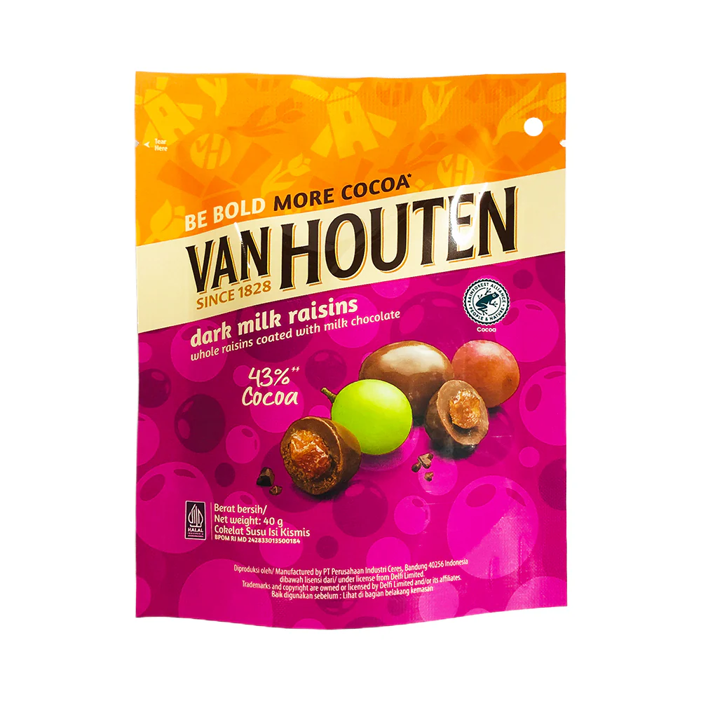 Van Houten Dark Milk 40g - Image 5