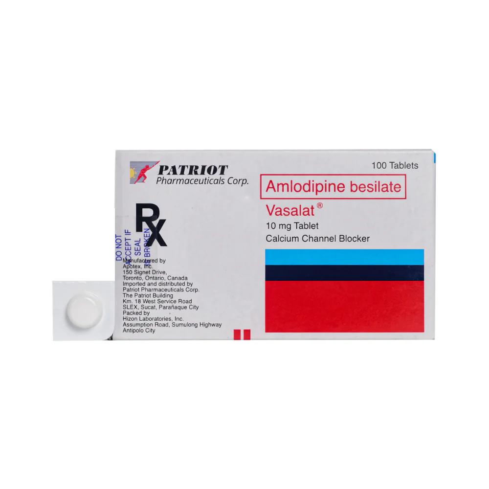 Vasalat Amlodipine Besilate 10mg Tablet By 1's - Image 2