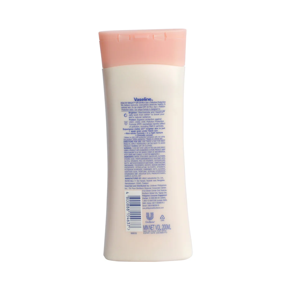 Vaseline Healthy Bright Brightening Defense Lotion SPF 24 200ml - Image 2