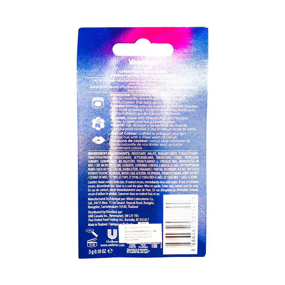 Vaseline Lip Colour + Care Kissing Red 3g - Image 3