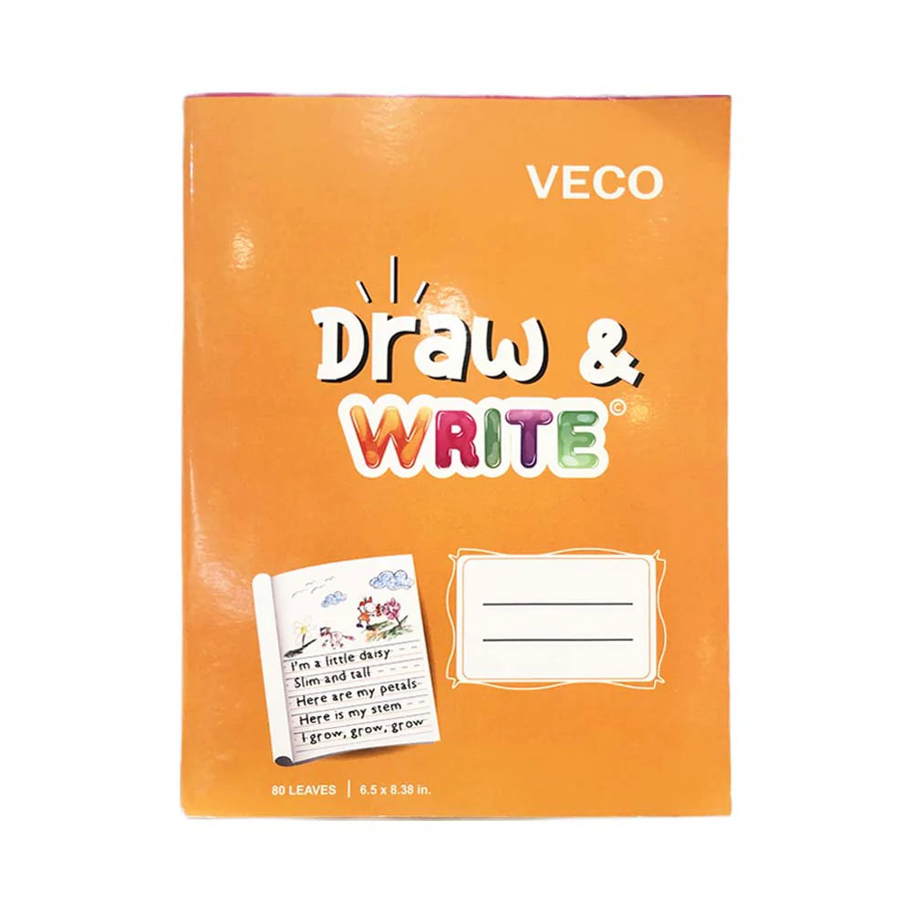 Veco Draw and Write Notebook 80 Leaves 6.5in x 8.38in - Image 11