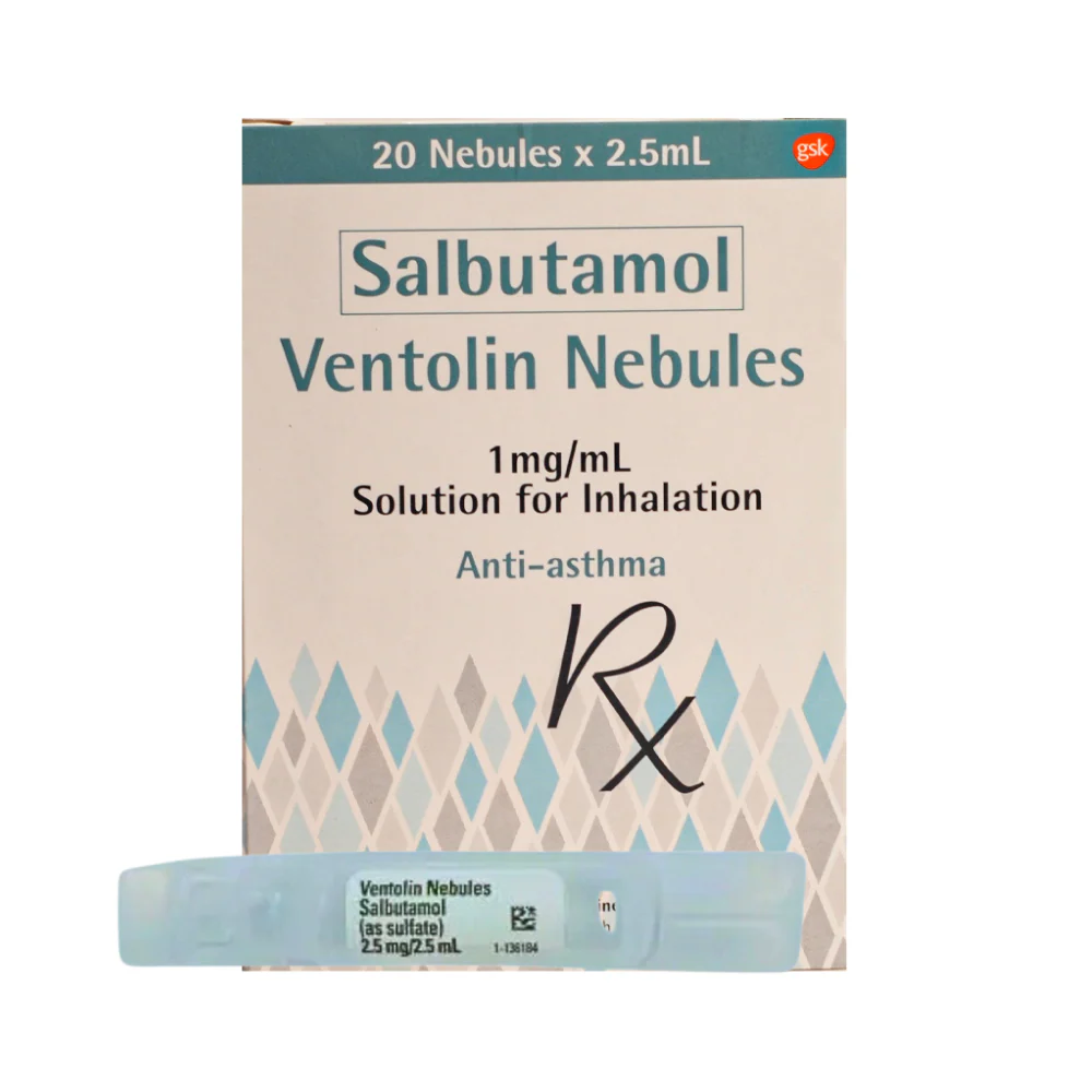 Ventolin 2.5mg/ml Nebule 2.5ml - Image 2