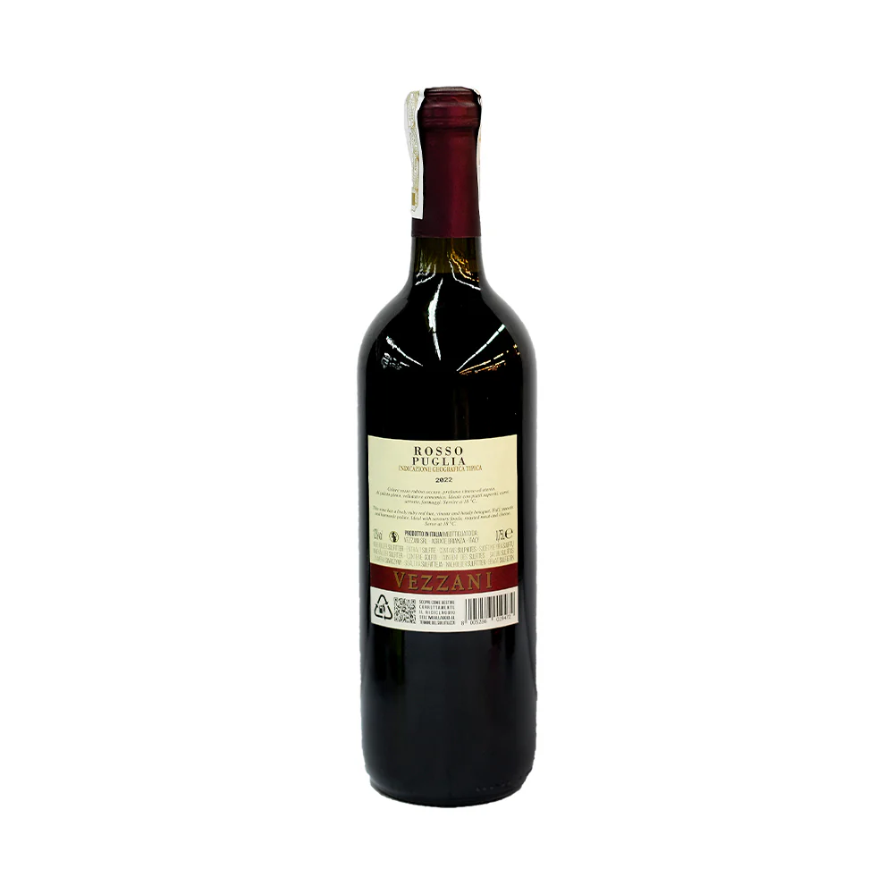 Vezzani Rosso Puglia 750ml - Image 3