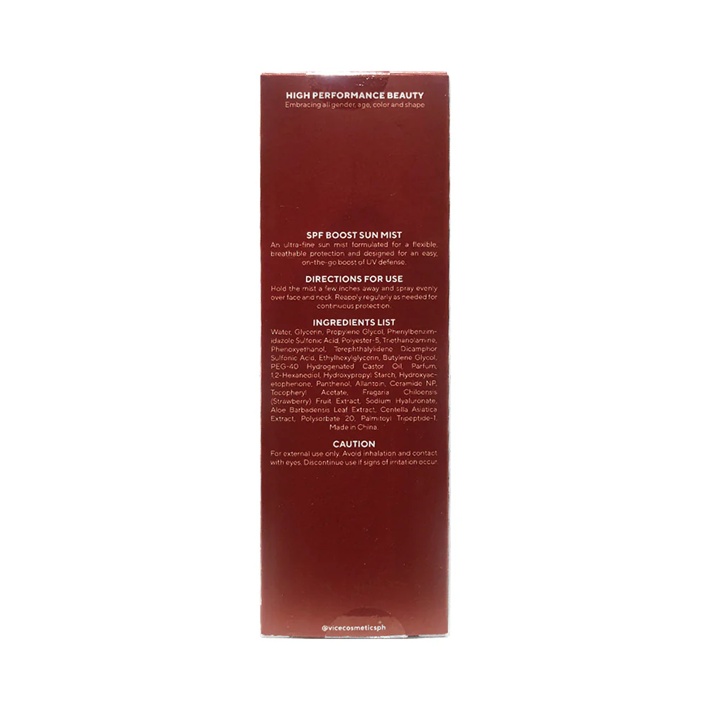 Vice Cosmetics Sunwear SPF Boost Sun Mist SPF25 PA++ 100ml - Image 3