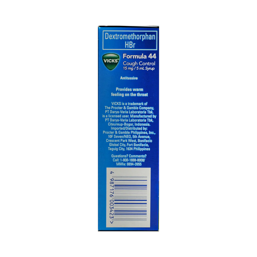 Vicks Formula 44 Dextromethorphan HBr 54ml - Image 2