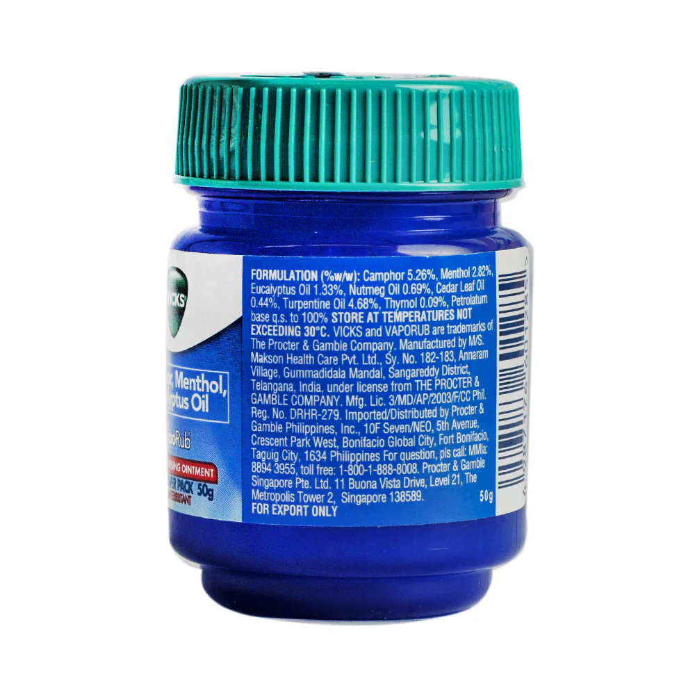 Vicks Vaporub Ointment Jar 50g - Image 2