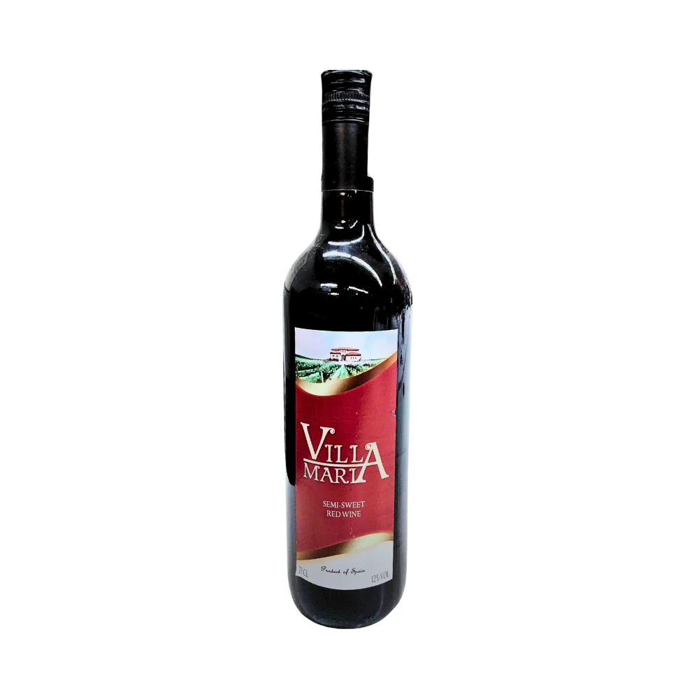 Villa Maria Semi Sweet Red Wine 750ml - Image 2