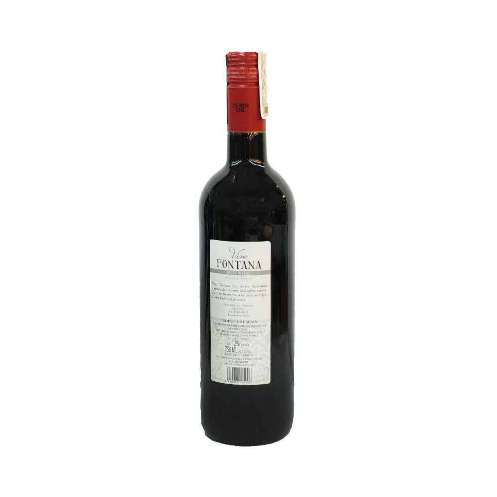 Vino Fontana Red Wine 750ml - Image 3