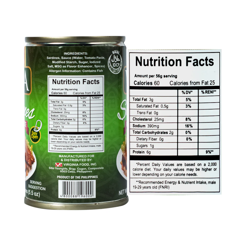 Vinta Sardines In Tomato Sauce Regular 155g - Image 2