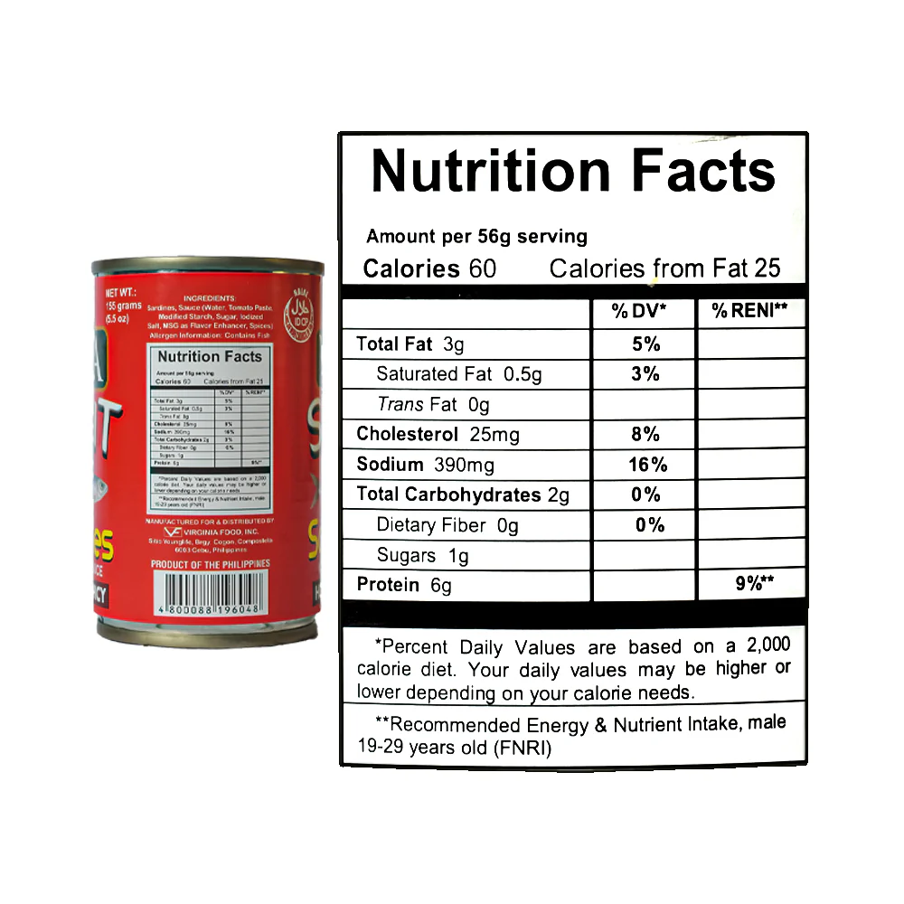 Vinta Sulit Sardines In Tomato Sauce Hot And Spicy 155g - Image 3