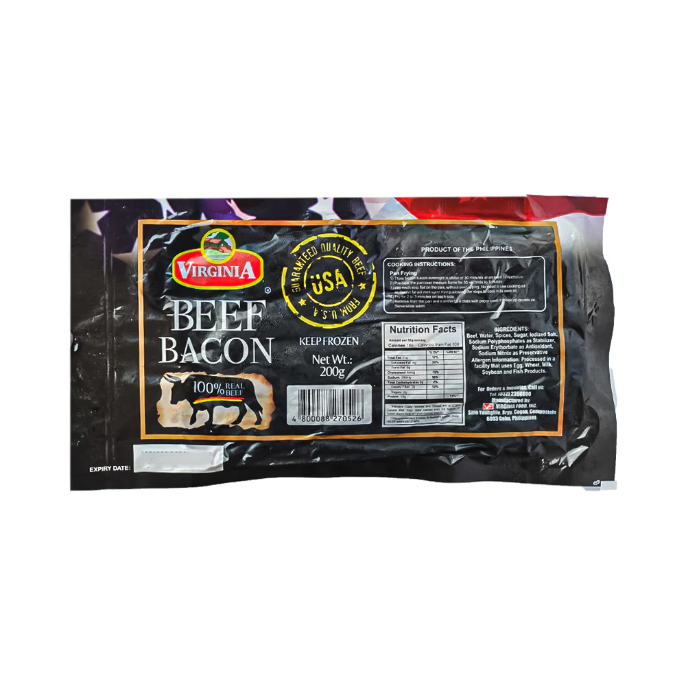 Virginia Beef Bacon 200g - Image 2