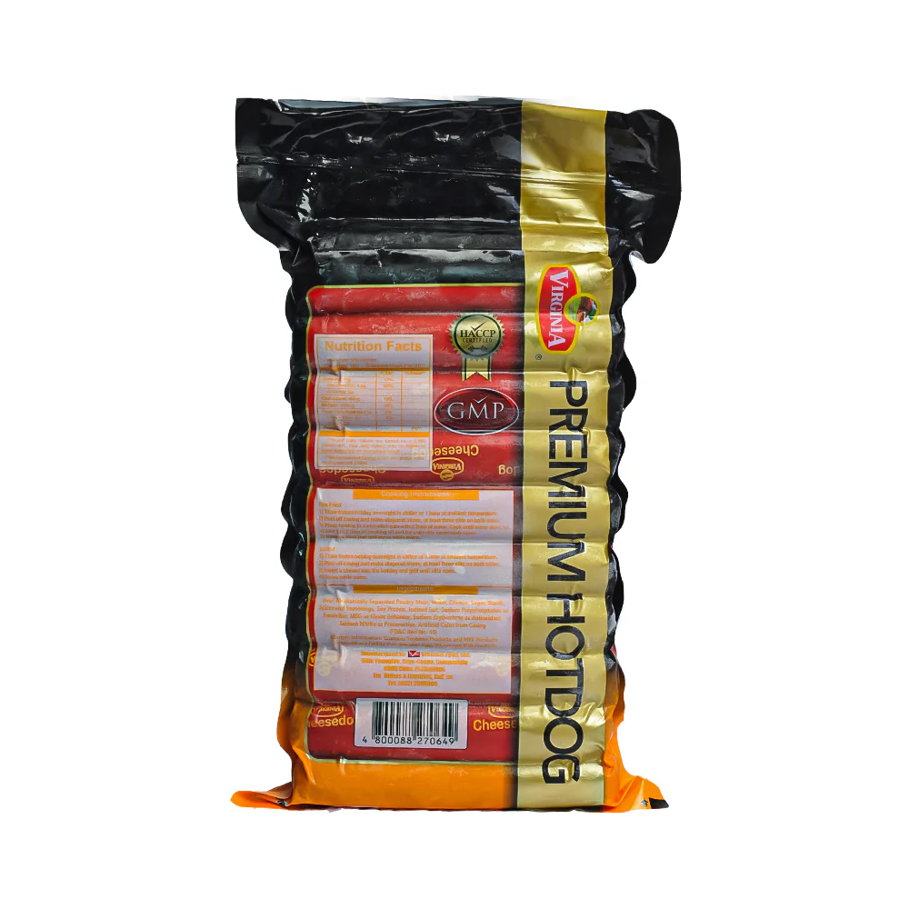 Virginia Cheese Filled Hotdog Jumbo 1kg - Image 2