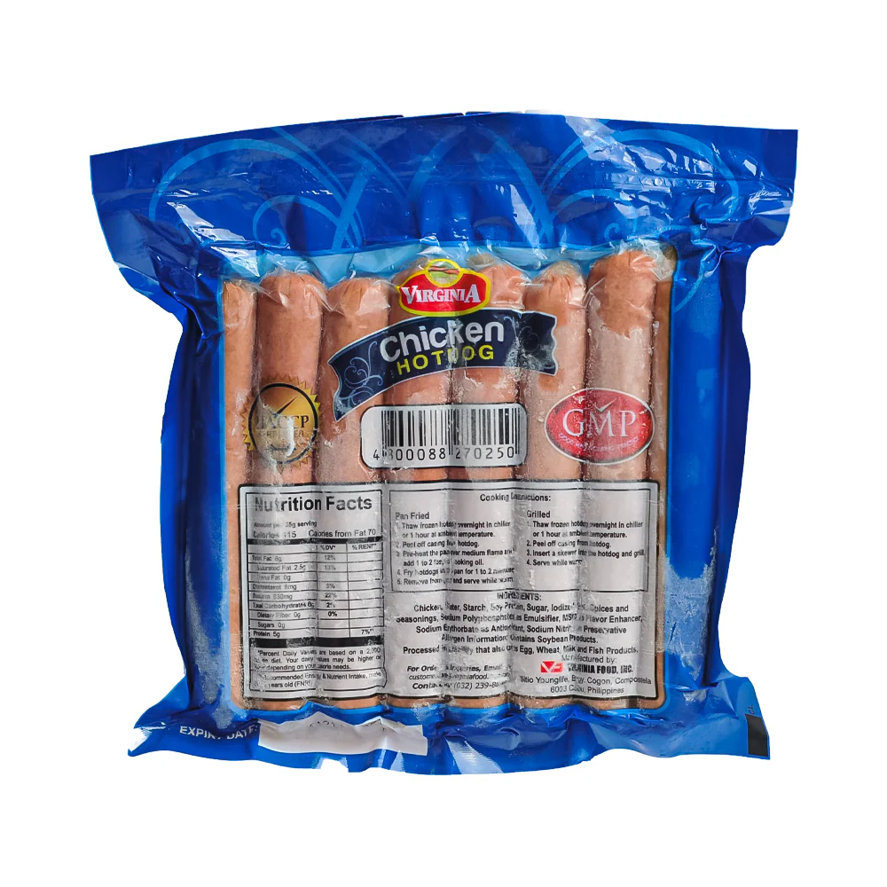 Virginia Chicken Hotdog Regular 250g - Image 2