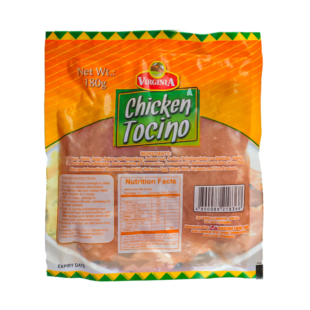 Virginia Chicken Tocino 180g - Image 2