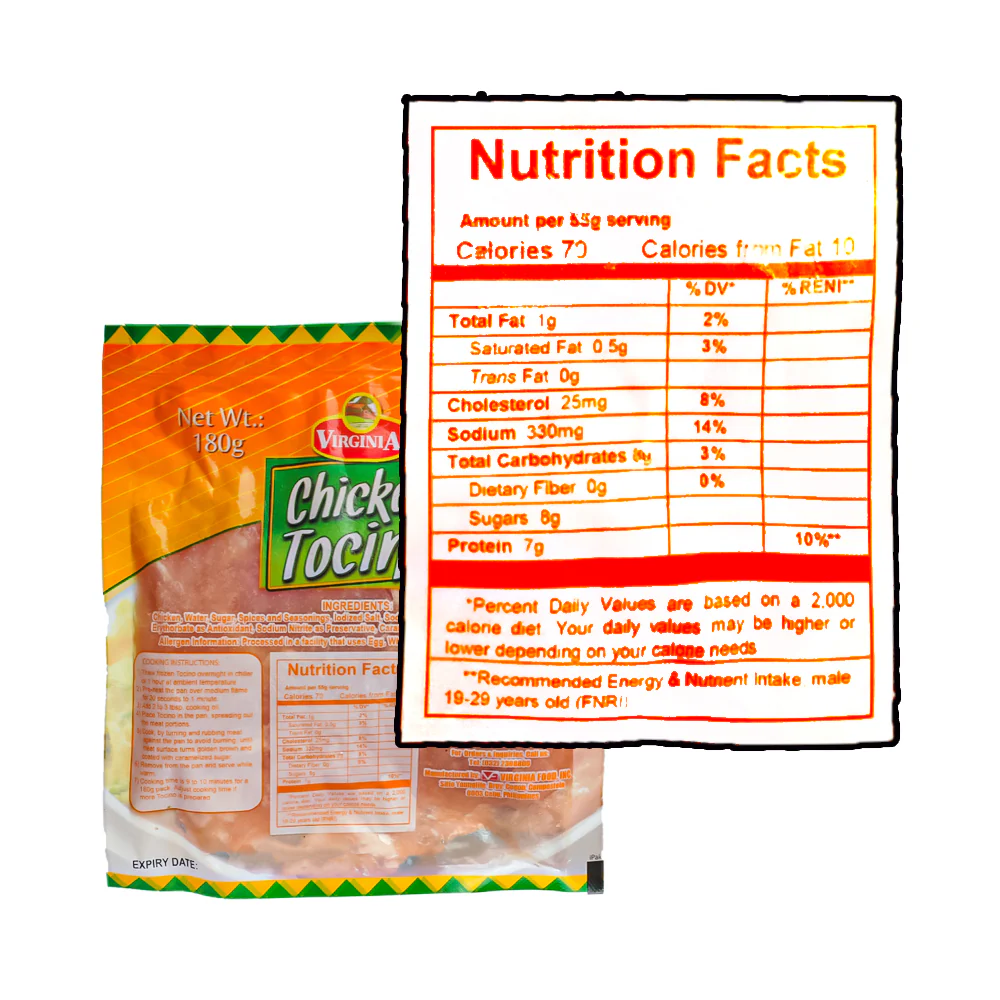 Virginia Chicken Tocino 180g - Image 3