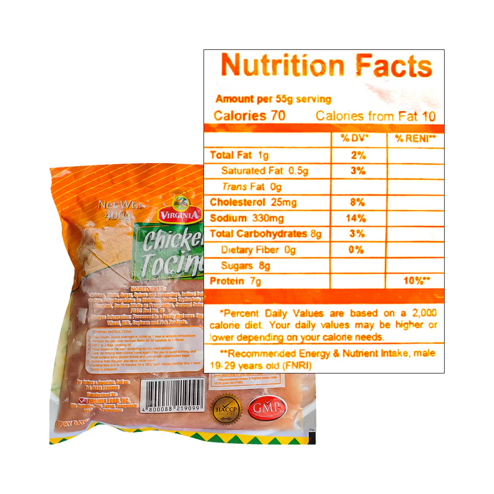 Virginia Chicken Tocino 400g - Image 2