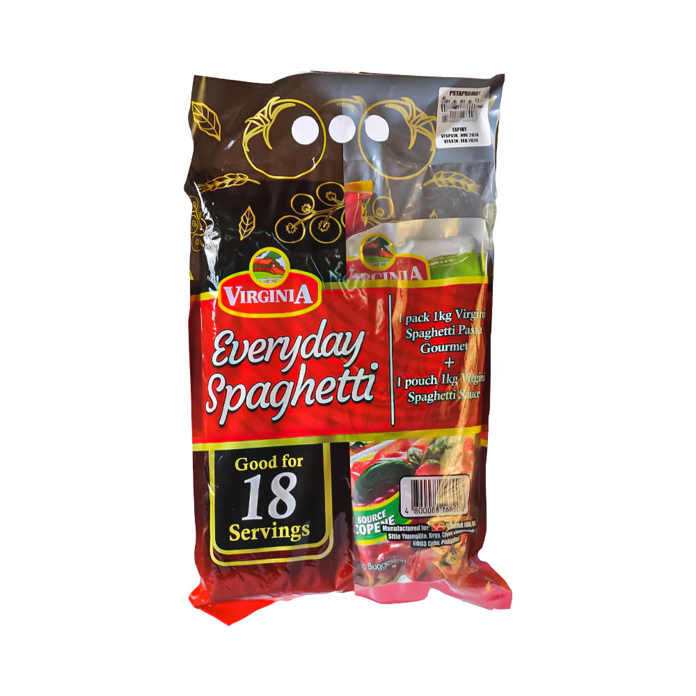 Virginia Everyday Spaghetti (Spaghetti 1kg + Spaghetti Sauce 1kg)